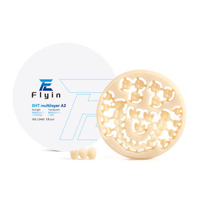 comprar Laboratorio dental CAD CAM SHT Bloques de cerámica de zirconia de múltiples capas Sistema abierto blanco 98 mm online manufacture