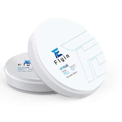 comprar Flyin CAD CAM 18 mm Discos de zircónia de alta transparencia HT 98 mm blancos para el consumo dental online manufacture