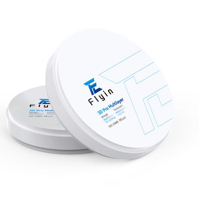 Alta permeabilidad CAD CAM 3D Pro Disco de cerámica de bloque de zirconia de múltiples capas