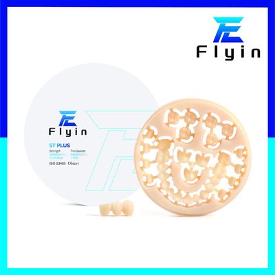 Resistencia a la flexión del bloque dental de zirconio blanco 1100 Mpa para gemas dentales