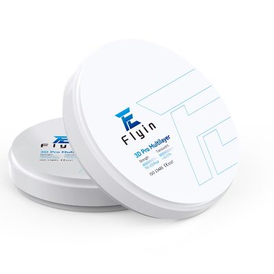 Flyin Nueva venta popular Cad Cam Zirconia Bloques 14 mm 3D Pro Bloques de zirconia de múltiples capas